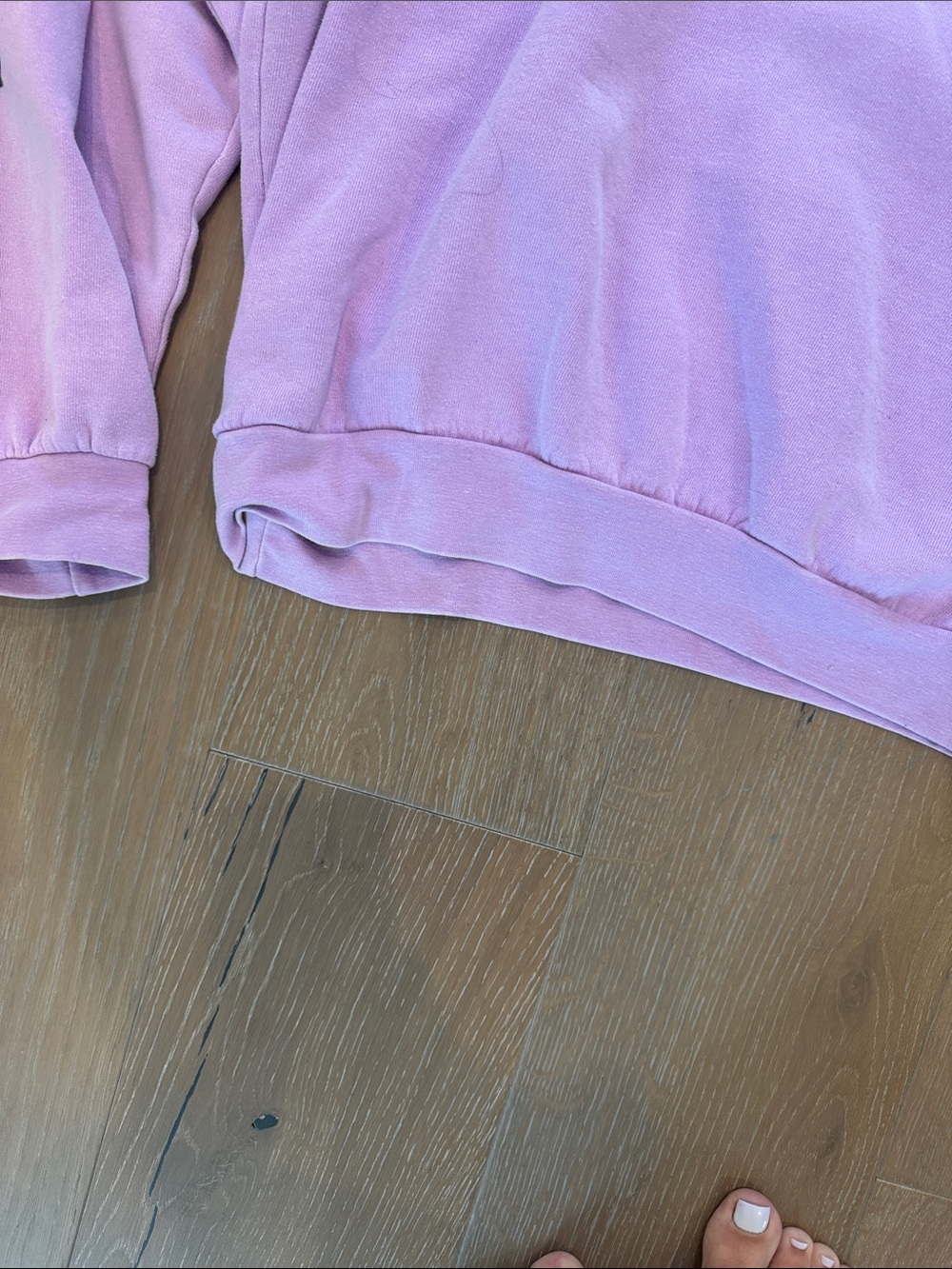 Aviator Nation lavendar Hoodie with Rainbow Chest Emblem - Picture 11 of 16